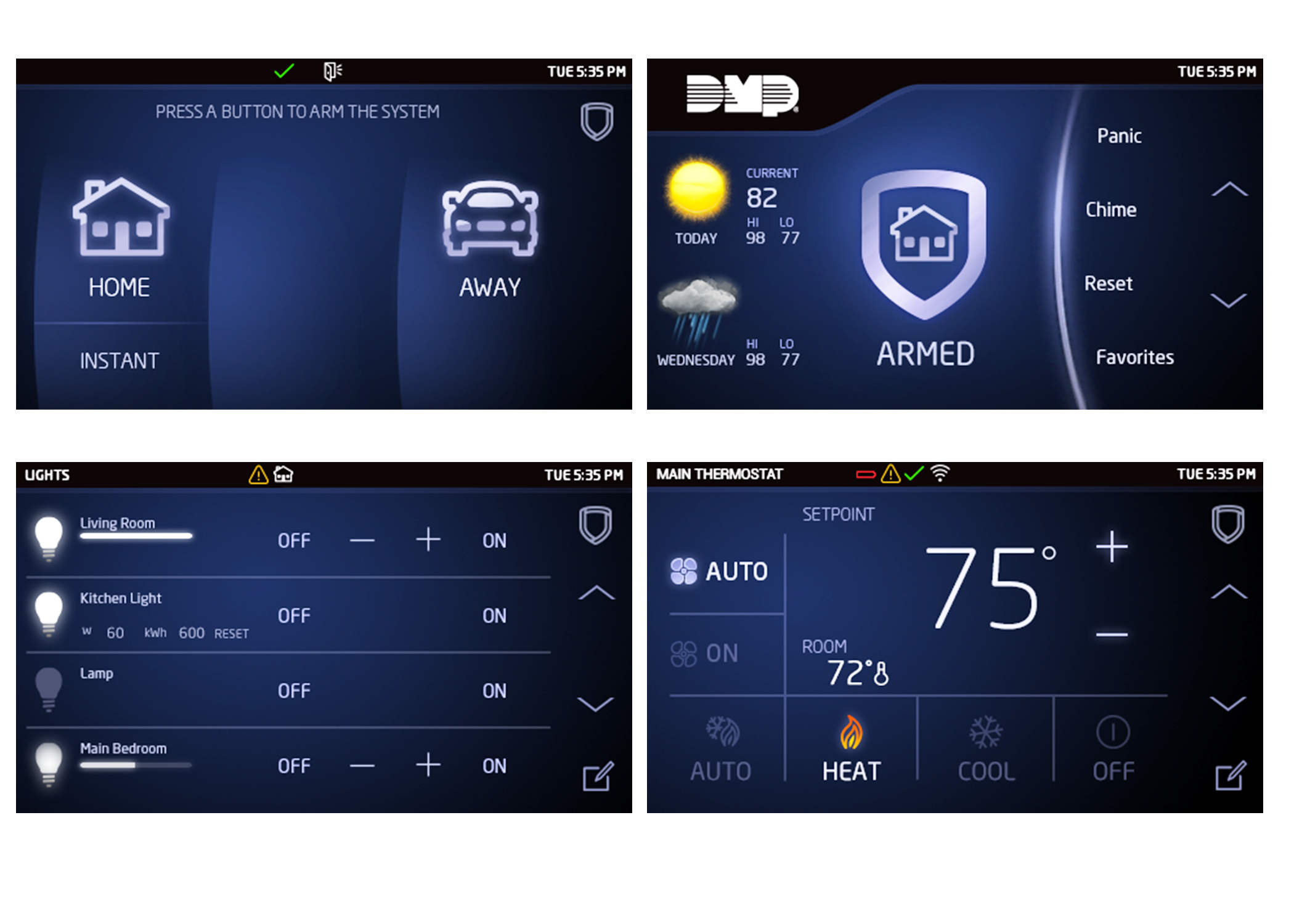 Graphic Touchscreen Keypads Updated to Version 204