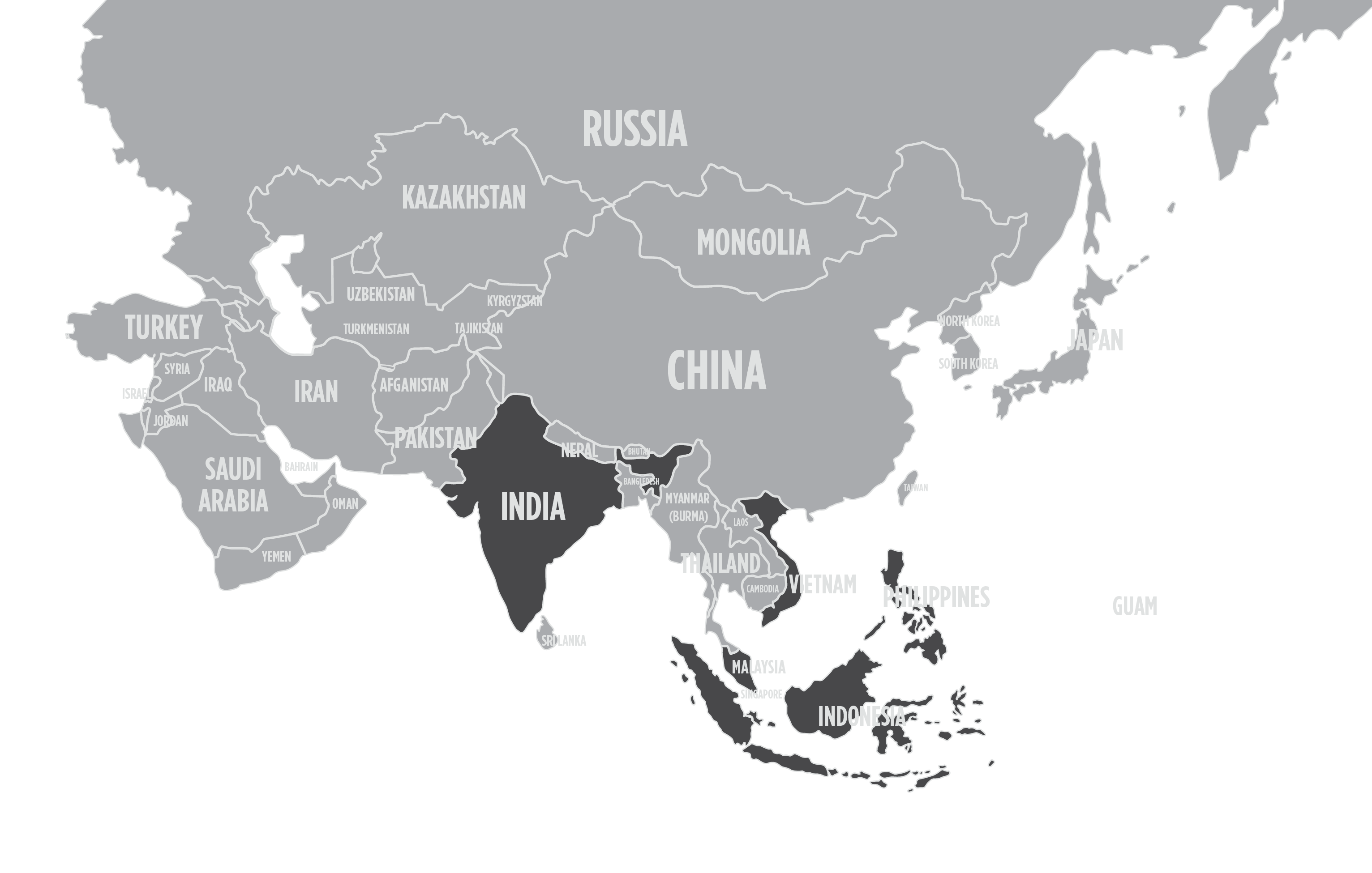 International Map - Asia
