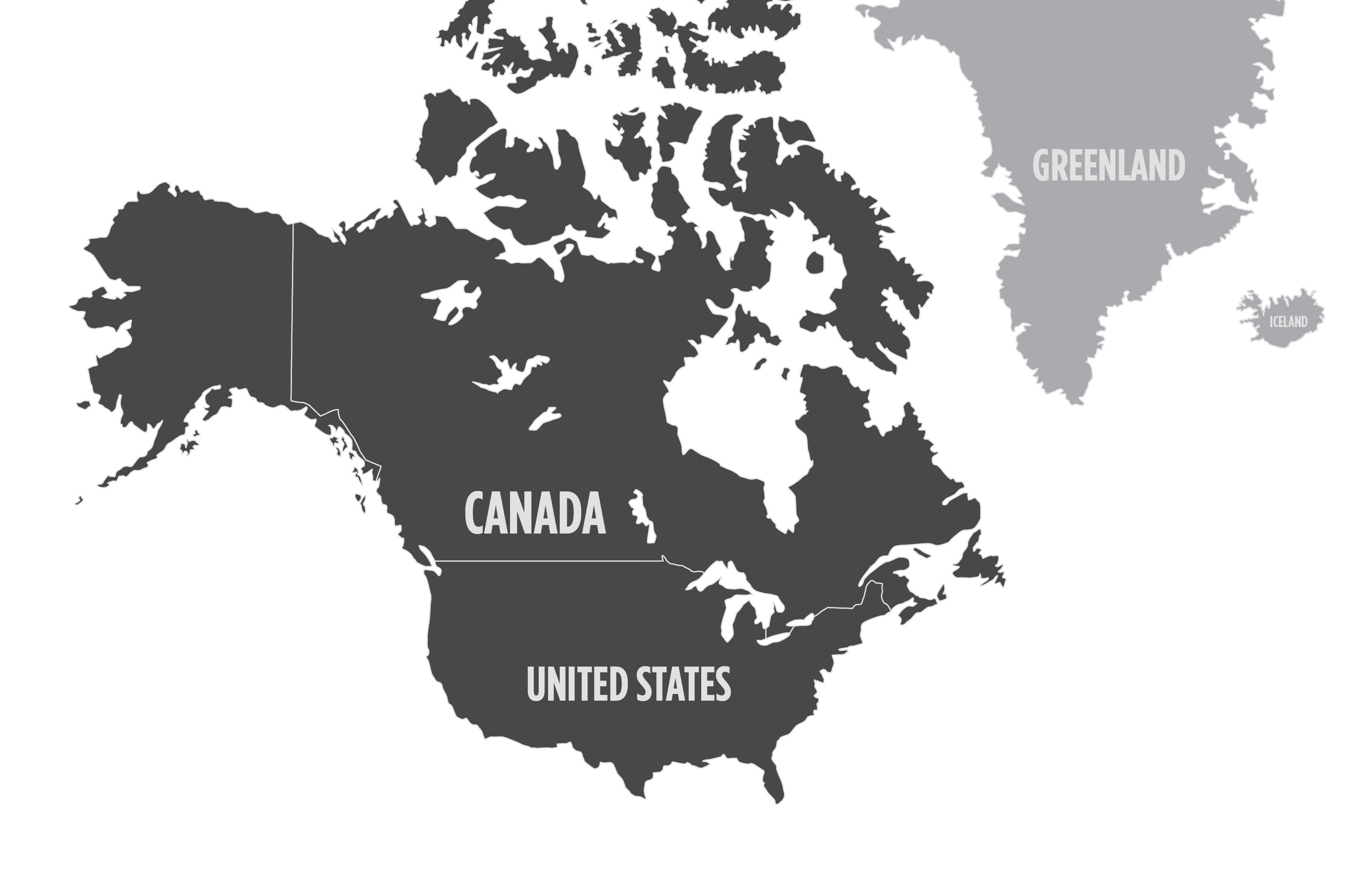 International Map - North America