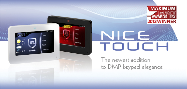 DMP 7800 Graphic Touchscreen Keypad Wins Top Award at ESX